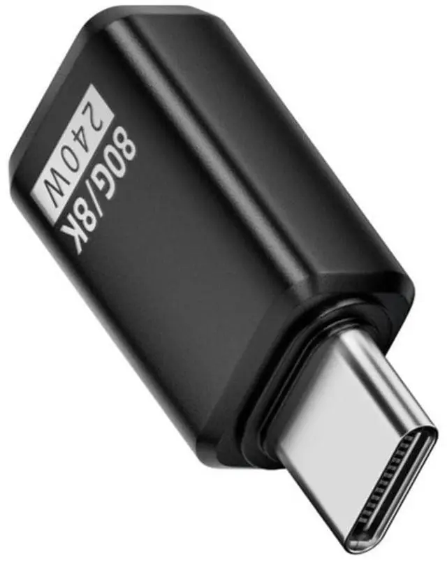 Main image of USB C Extender Adapter,USB 5.0 Type C Male to Female Adapter Support 80Gbps Data Transfer PD 240W Fast Charging 16K/8K/5K Video Output