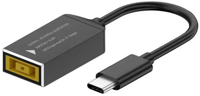 Main image of USB C 65W Charge Converter for DC Thinkpad X1 to USB C 5V 9V 20V Power Plug Charge Cable