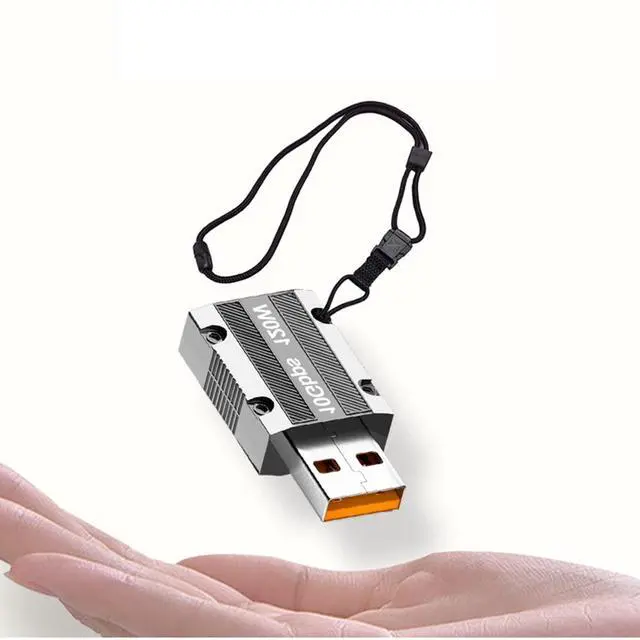 Alt view image 6 of 6 - 10Gbps USB C Female to USB Male Adapter, Zinc Alloy Double-Sided USB A to Type C Adapter with10Gbps High-Speed Data Transfer & PD120W Stable Charging for Laptop Charger Power Bank(4Pack)