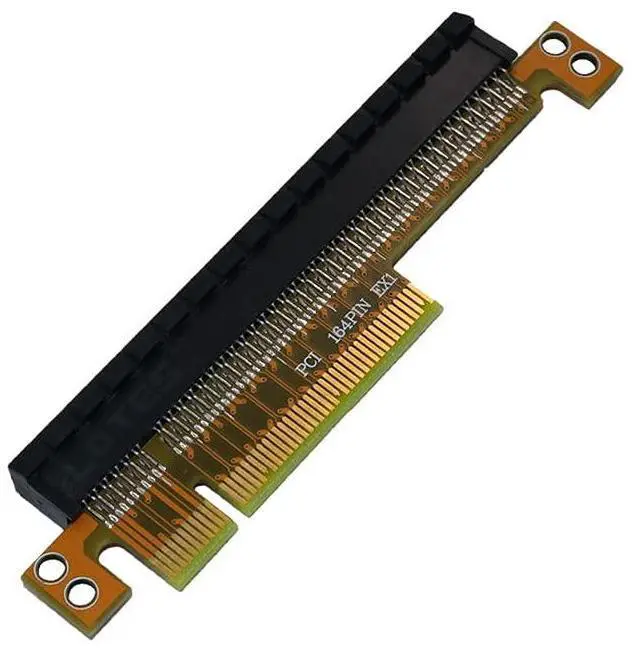 Main image of PCI-E X8 to X16 180 Degree Adapter PCIe Riser Card PCI Express Male to Female Riser Card