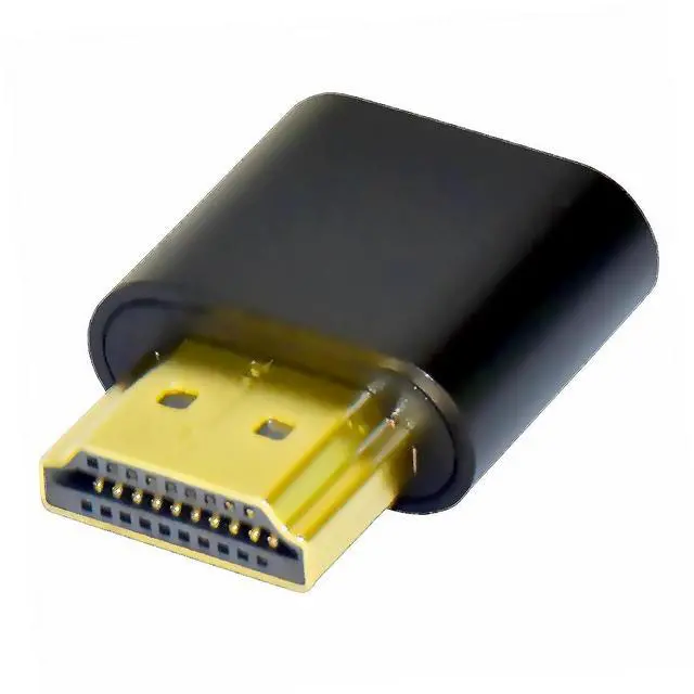 Alt view image 2 of 4 - HDMI Dummy Plug, 4K UHD Virtual Display Emulator, 2-Pack, Black