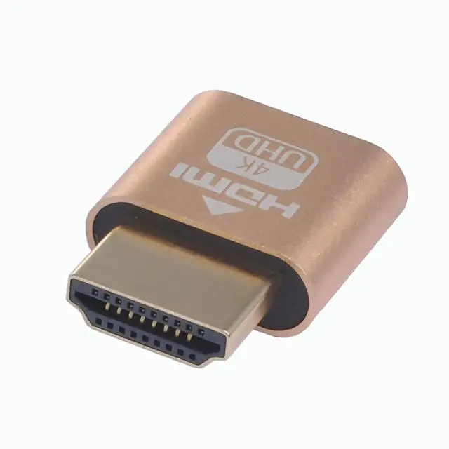 Alt view image 3 of 7 - 4K HDMI Dummy Load Virtual Plug High Resolution Virtual Monitor Display Emulator Next Generation Headless Display Adapter