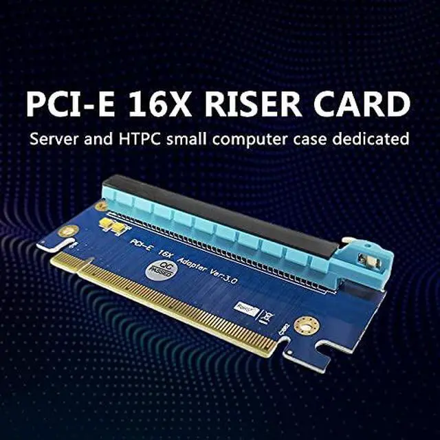 Alt view image 6 of 7 - PCIe X16 90 Male to Female Degree Riser Card Steering Card, PCI Express PCI-E Adapter Card Slot Protection