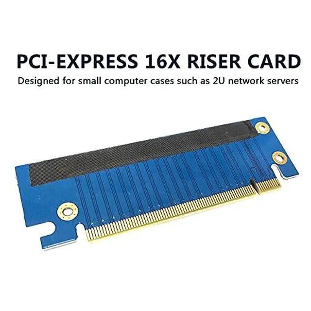 Alt view image 7 of 7 - PCIe X16 90 Male to Female Degree Riser Card Steering Card, PCI Express PCI-E Adapter Card Slot Protection