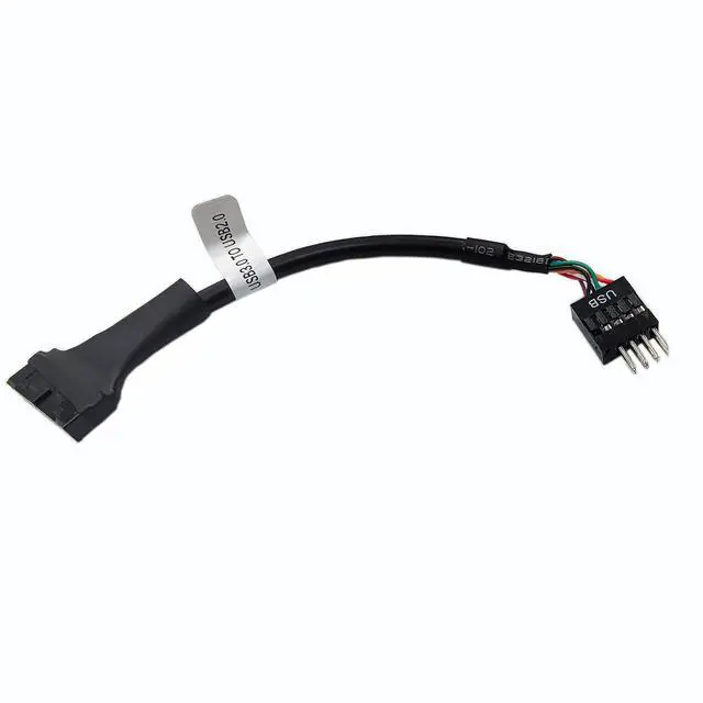 Alt view image 2 of 3 - USB 3.0 to USB 2.0 Adapter Cable, 19/20 Pin to 9 Pin Internal Header Converter, 480 Mbps Data Transfer Speed for Desktop PC Motherboard Front Panel Connection - 1 Pack