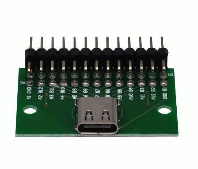 Alt view image 5 of 6 - USB 3.1 Type-C Test Board with PCB Test Socket | 2.54mm Pitch Header | USB-C Motherboard Diagnostic Tool for Electronics Engineers