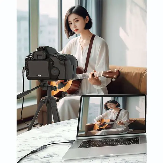 Alt view image 2 of 7 - HDMI Video Capture Card, HDMI to USB 3.0 & USB-C, 1080P 60FPS, Low Latency, Plug & Play for DSLR, Camcorder, Live Streaming, Gaming, Video Conferencing on PC, Mac, Tablet - 1 Pack