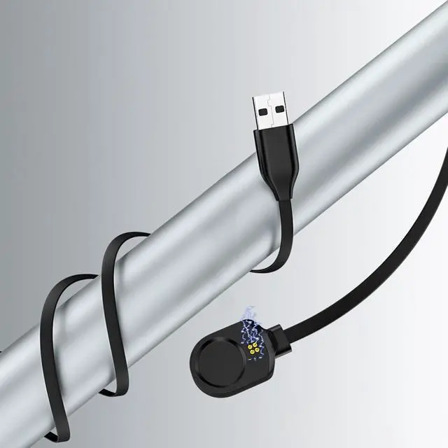 Alt view image 3 of 6 - USB A Charging Cable for Garmin-MARQ 2 Series Watches (3.3FT) - Garmin MARQ 2 Charging Cable, Type-A Dock Station, Black
