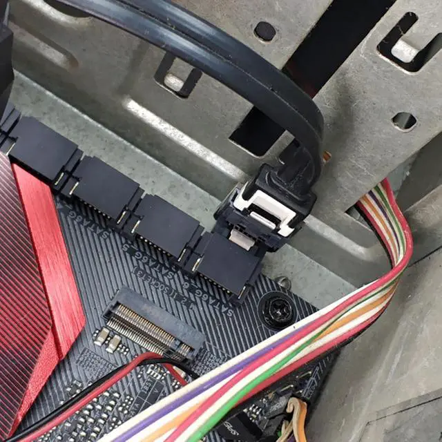 Alt view image 3 of 7 - SATA Male to Female 90 Degree Right Angle Adapter, Type A and Type B, 2 Pack
