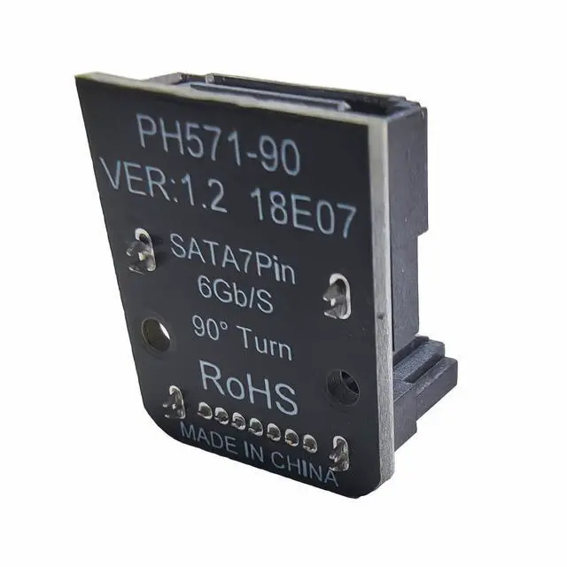 Alt view image 5 of 7 - SATA Male to Female 90 Degree Right Angle Adapter, Type A and Type B, 2 Pack