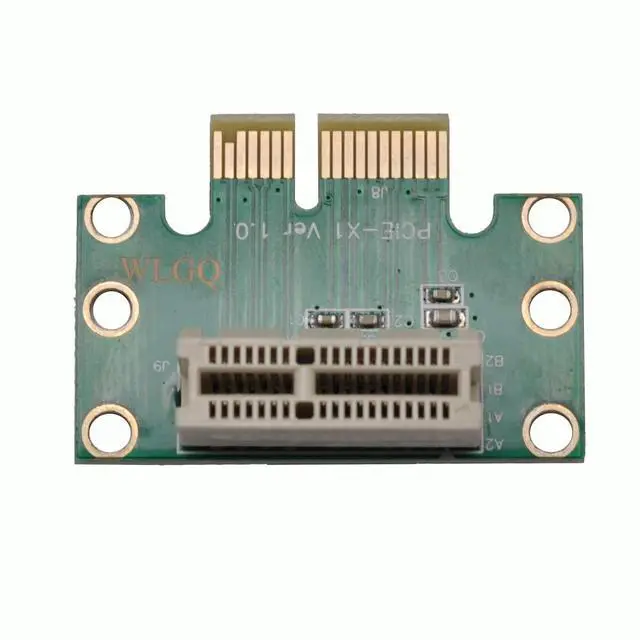 Alt view image 4 of 6 - PCIE X1 Male to Female Riser Card, PCI Express PCI-E 1X 90 Degree Adapter, Suitable for Server, Desktop, Bitcoin Mining Machine Transfer