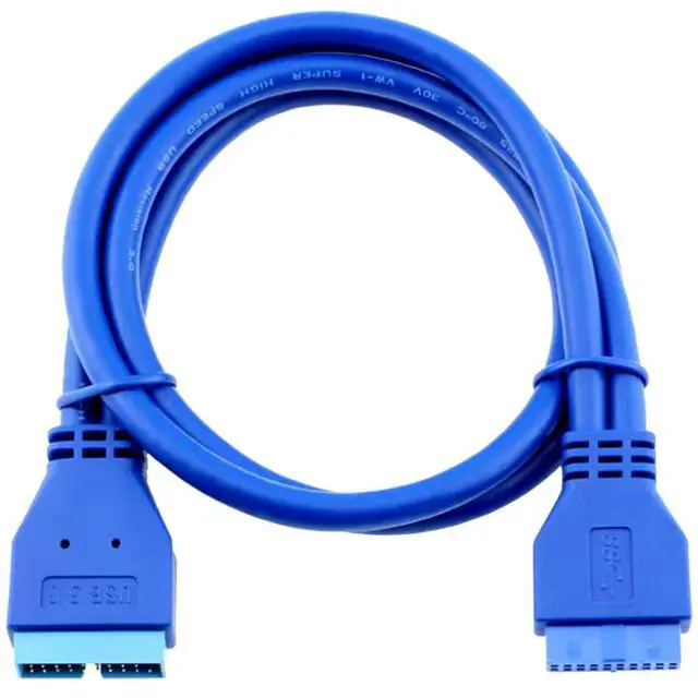 Alt view image 5 of 5 - USB 3.0 19/20-Pin Male to Female Internal Extension Cable (0.2m) - High-Speed 5Gbps for Motherboard Headers, Front Panel Ports & PC Builds