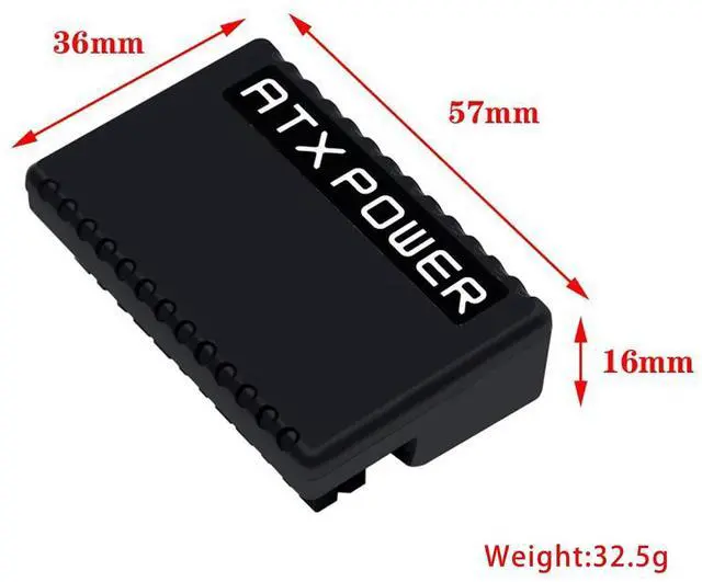 Alt view image 7 of 7 - ATX 24 Pin 90 Degree Right Angle Male to Female Adapter, Protective Shell for PC Motherboard Power Supply