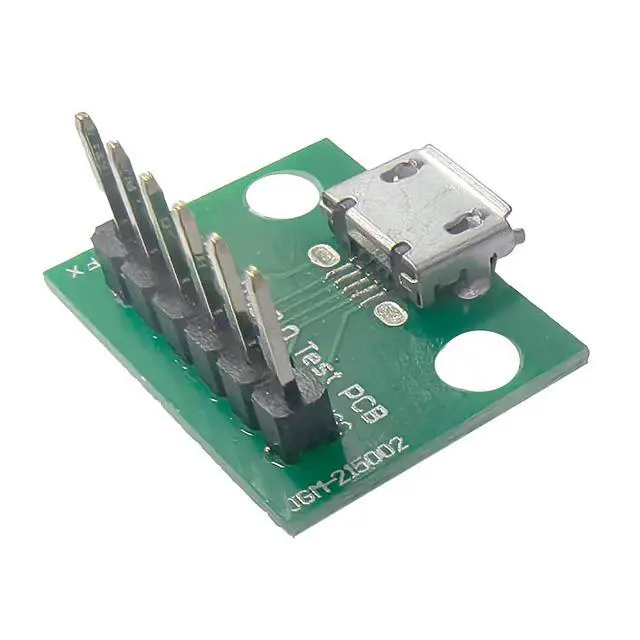 Alt view image 5 of 5 - Micro USB 2.0 Test PCB Breakout Board, 6-Pin Interface, 10 Pack