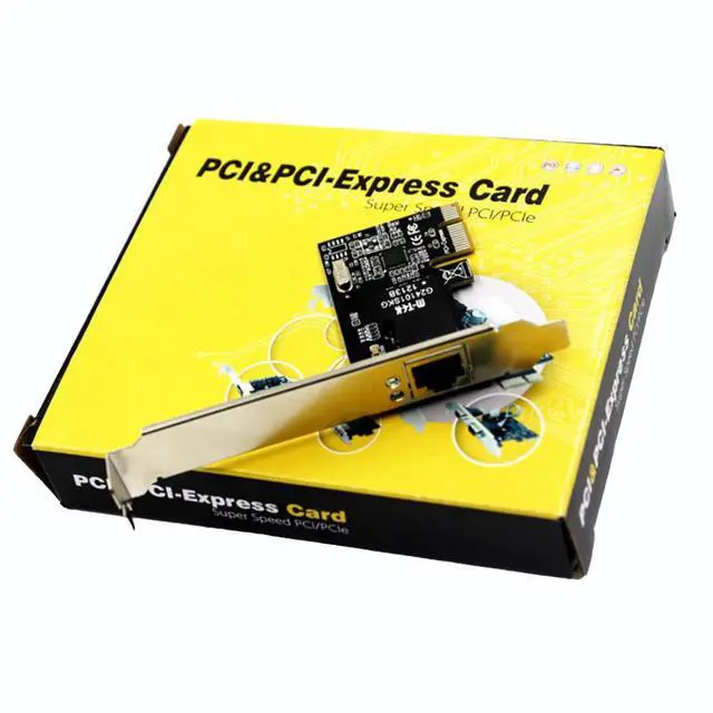 Alt view image 2 of 5 - PCI-E Network Card, Gigabit Ethernet Adapter, RTL8111E Chip, 1000Mbps, PCI Express X1 Interface