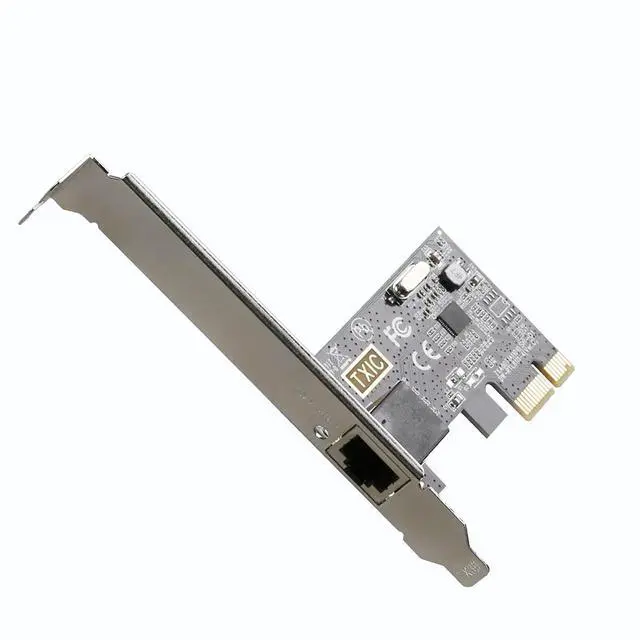 Alt view image 5 of 5 - PCI-E Network Card, Gigabit Ethernet Adapter, RTL8111E Chip, 1000Mbps, PCI Express X1 Interface