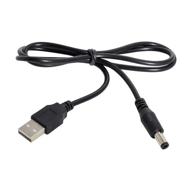 Alt view image 4 of 6 - Chenyang Cable USB 2.0 A Type Male to 5.5 x 2.5mm DC 5V Power Plug Barrel Straight Connector Charge Cable 100cm