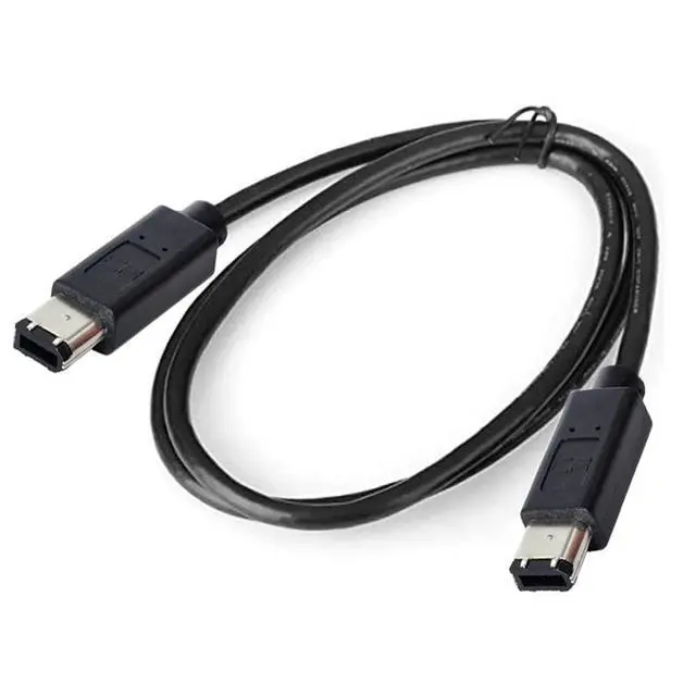 Alt view image 2 of 7 - IEEE 1394 Firewire 400 6-pin to 6-pin Cable FireWire 400Mbps 6p to 6p Capture Cord 1.8m
