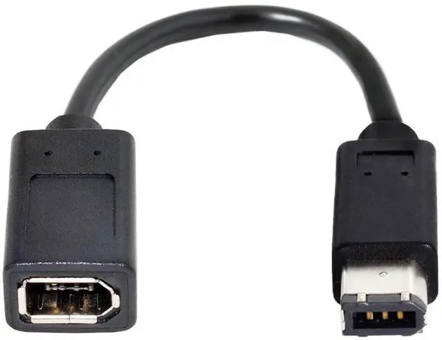 Alt view image 7 of 7 - IEEE 1394 6Pin Female to 1394a 6Pin Male Extension Data Video Capture Card Firewire 400 to 400 Cable 20cm