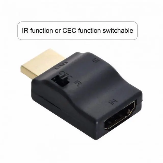 Alt view image 6 of 7 - Adapter Remote Controlled HDMI 2.0 IR Adapter with CEC ARC Function HDCP Compliant Support to Close CEC