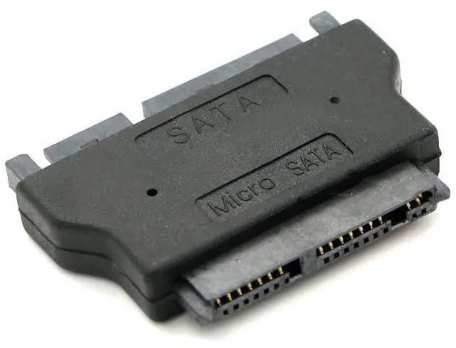 Alt view image 2 of 7 - Adapter 1.8" Micro SATA 7+9 16pin SSD HDD Disk to 2.5" SATA 7+15 22pin Adapter
