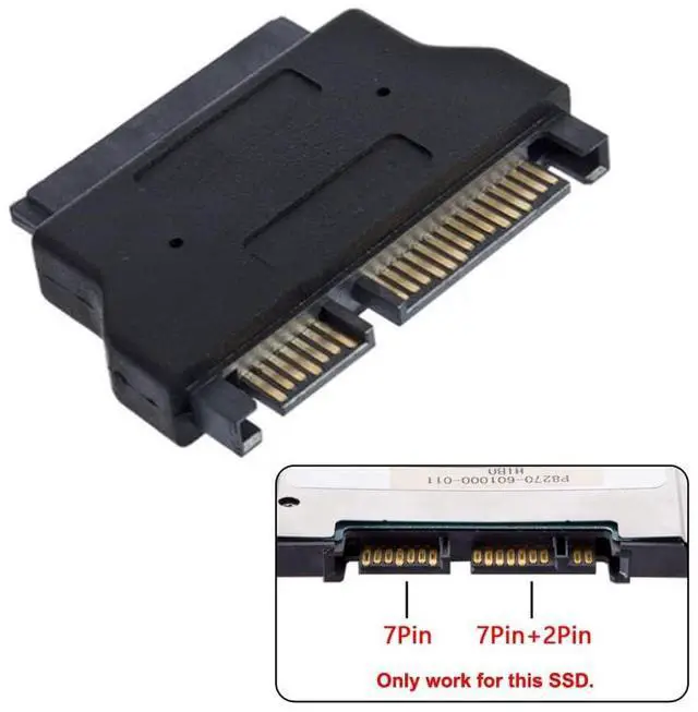 Alt view image 7 of 7 - Adapter 1.8" Micro SATA 7+9 16pin SSD HDD Disk to 2.5" SATA 7+15 22pin Adapter