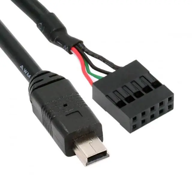 Main image of Cable USB 2.0 Motherboard 9pin 10pin Header to Mini USB 5Pin Cable 50cm for Mini Monitor Sensor Panel Camera