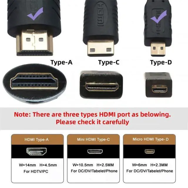 Alt view image 2 of 7 - 90 Degree Up Angled Micro HDMI 2.1 Ultra Thin HDTV Cable 8K 4K Hyper Super Flexible Slim Cord Type-A to Type-D for Camera HDTV 50cm