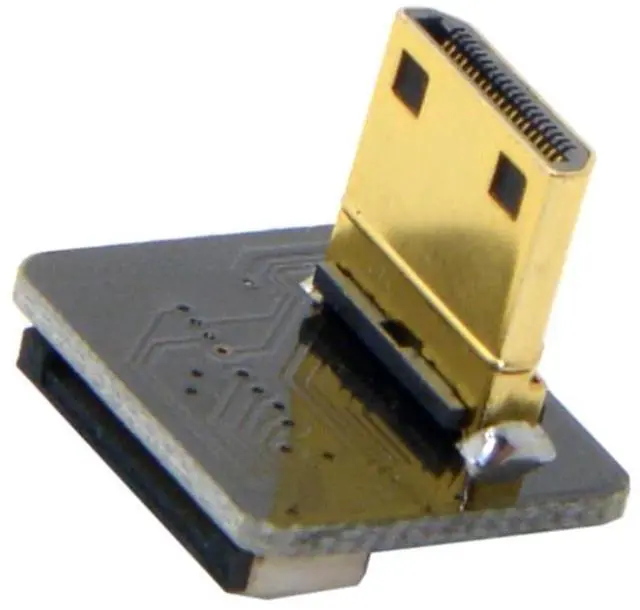 Main image of CYFPVHDMI Mini HDMI Type C Male Connector Up Angled 90 Degree for FPV HDTV Multicopter Aerial Photography