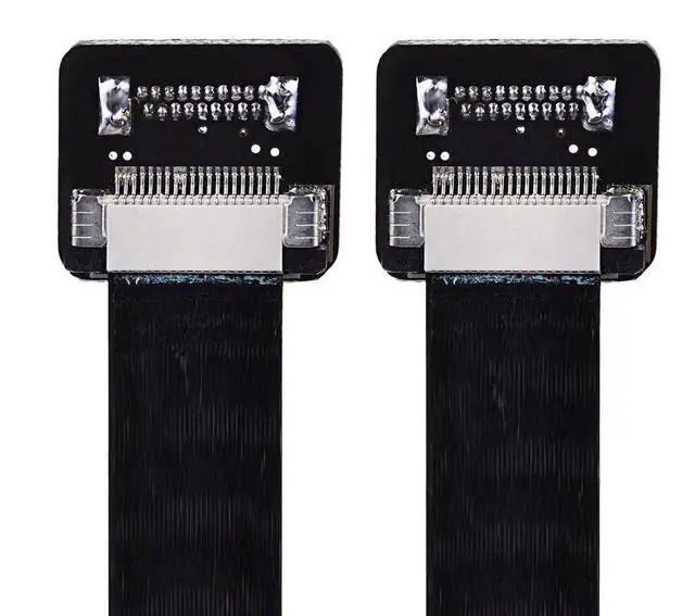 Alt view image 3 of 6 - CYFPVHDMI 20cm HDTV FPC Ribbon Flat Cable Pitch 20pin for HDMI 1080P HDTV FPV Multicopter Aerial Photography