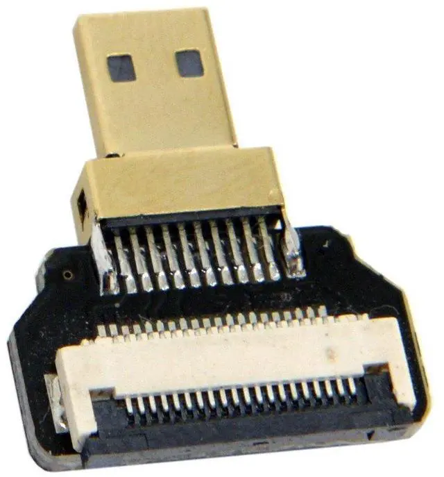 Alt view image 2 of 5 - CYFPVHDMI Micro HDMI Type D Male Connector Standard Straight for FPV HDTV Multicopter Aerial Photography