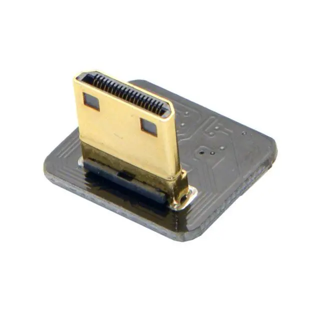 Alt view image 2 of 5 - CYFPVHDMI Mini HDMI Type C Male Connector Down Angled 90 Degree for FPV HDTV Multicopter Aerial Photography