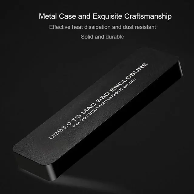 Alt view image 6 of 7 - Adapter 20Gbps USB3.2 Type-C USB-C to 16+12Pin Mobile Box HDD Enclosure for MAC Air Pro 2013 2014 2015 2016 2017 SSD Portable Case