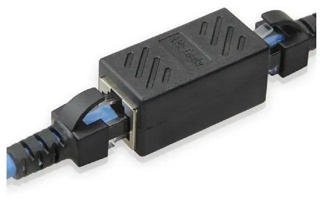 Alt view image 2 of 6 - Adapter CAT6 RJ45 Female to Female LAN Connector Ethernet Network Cable Extension Adapter with Shield