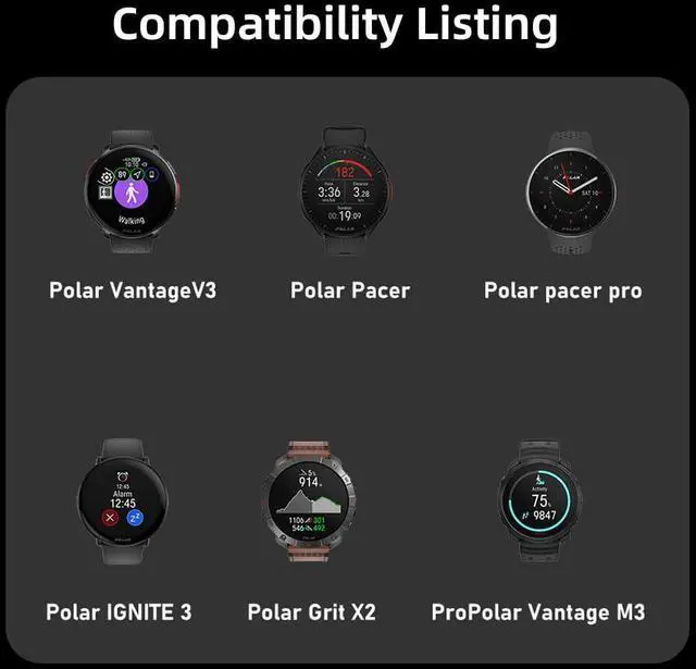 Alt view image 5 of 7 - Connector 2pcs/lot Magnetic Smart Watch Charging Adapter USB Type-C to 2-Pin Compatible with Polar Vantage V3 M3 Pacer Pro IGNITE3 Grit X2