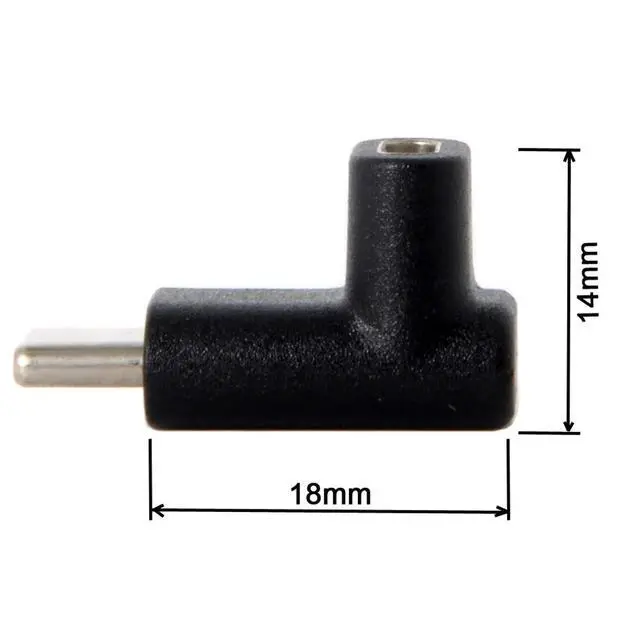 Alt view image 3 of 7 - 90 Degree Up or Down Angled Reversible USB 3.1 Type-C Male to Female Extension Power Data Video Adapter for Laptop Phone