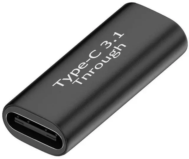 Main image of 10Gbps USB 3.1 Type-C Female to Female Extension Power Data Video Adapter Reversible for Laptop Phone