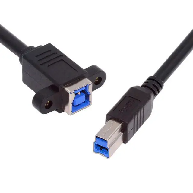 Main image of Cord USB 3.0 Type-B Female to USB3.0 Type-B Male Cable Extension 5Gbps for Disk SSD Camera Data 30cm