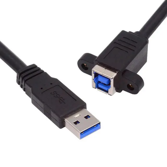 Main image of Cord USB 3.0 Type-B Female to USB3.0 Type-A Male Cable Extension 5Gbps for Disk SSD Camera Data 30cm