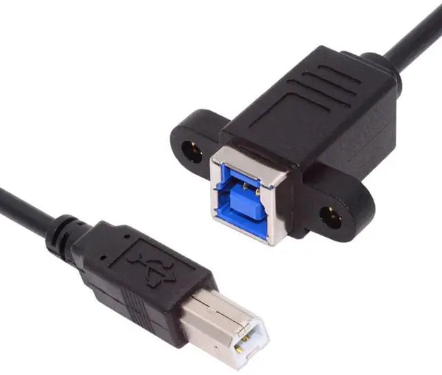 Main image of Cord USB 3.0 Type-B Female to USB2.0 Type-B Male Cable Extension 5Gbps for Disk SSD Camera Data 30cm