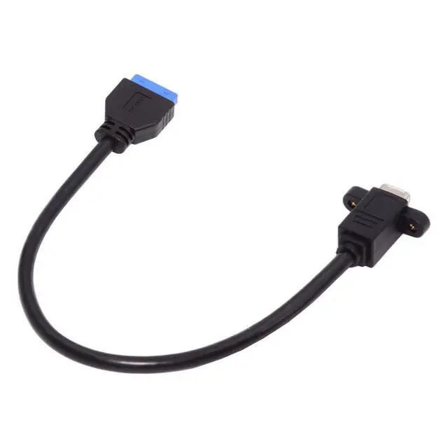 Alt view image 2 of 7 - Cord USB 3.0 Type-B Female to USB3.0 20Pin IDC Header Male Cable Extension 5Gbps for Disk SSD Camera Data 30cm