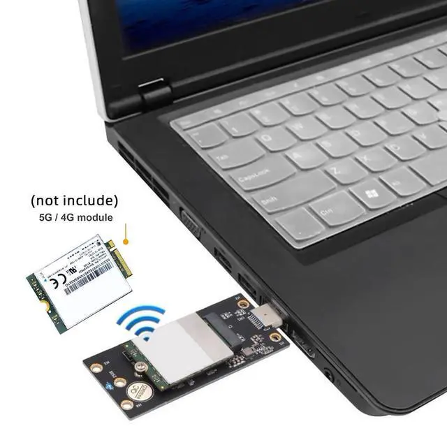 Alt view image 5 of 7 - Mini PCI-E Wireless WWAN to USB 2.0 Riser Adapter Card with SIM Card Slot for 3G/4G/5G LTE Wireless Module Modem Card