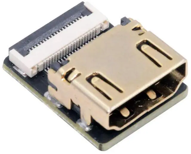Main image of 1pc Standard HDMI Type-A Female Flat FPC Connector Straight Type 1080p Compatible with FPV HDTV Camera Multicopter Aerial Photography