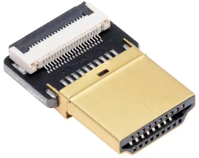 Main image of 1pc Standard HDMI Type-A Male Connector Straight Type Flat FPC 1080p Compatible with FPV HDTV Camera Multicopter Aerial Photography