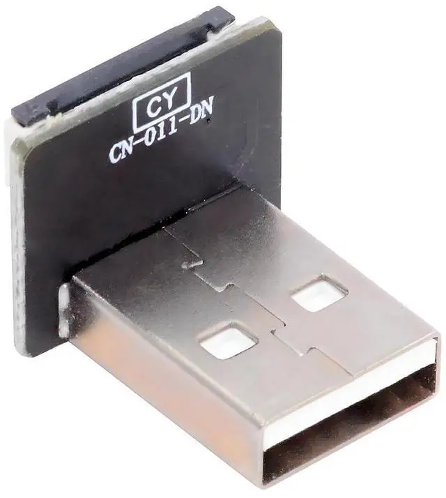 Main image of 1pc Standard USB2.0 Type-A Male Connector Down Angled 90 Degree Flat FPC 480Mbps Data Power Compatible with FPV Camera Multicopter Aerial Photography