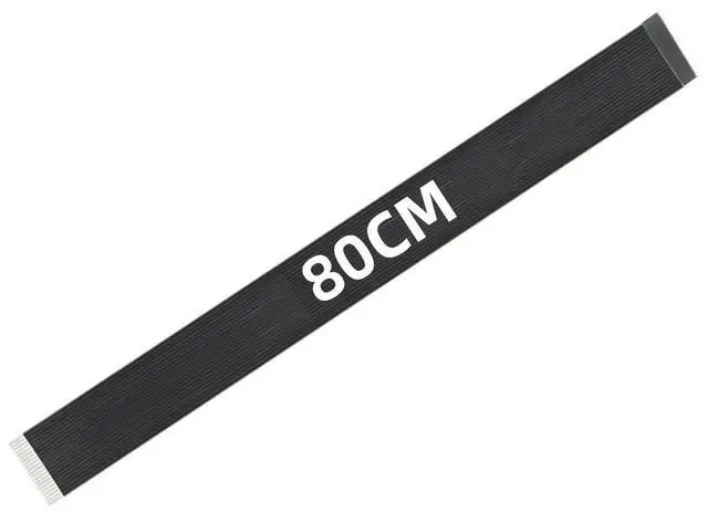 Main image of 1pc FPC Ribbon Flat Cable 0.5mm Pitch 20pin for USB2.0 Flat FPC 480Mbps Compatible with FPV HDTV Camera Multicopter Aerial Photography (80cm)