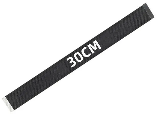 Main image of 1pc FPC Ribbon Flat Cable 0.5mm Pitch 20pin for USB2.0 Flat FPC 480Mbps Compatible with FPV HDTV Camera Multicopter Aerial Photography (30cm)