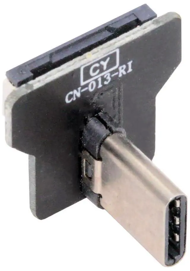 Main image of 1pc USB-C USB2.0 Type-C Male Connector Left Right Angled 90 Degree Flat FPC 480Mbps Data Power Compatible with FPV Camera Multicopter Aerial Photography