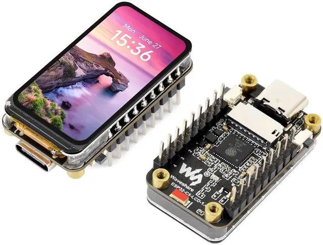 Main image of ESP32-C5 1.47inch LCD Display Dev Board, 172 x 320, 262K Color