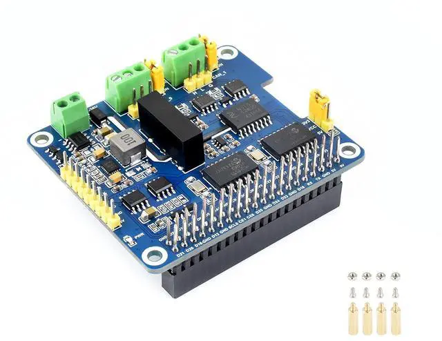 Main image of 2-Channel Isolated CAN Bus Expansion HAT+ for Raspberry Pi 5/4B/3B/2B/Pi Zero W/WH/2W/ Jetson Nano,MCP2515 +SN65HVD230 CAN Transceiver Dual Chips, Stackable Design for Expanding Multiple CAN Channels